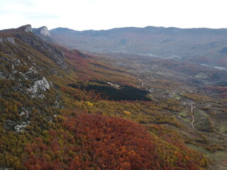plateau in autumn