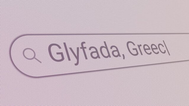 Search Bar Glyfada Greece 
Close Up Single Line Typing Text Box Layout Web Database Browser Engine Concept