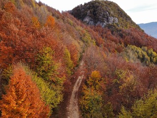 plateau in autumn