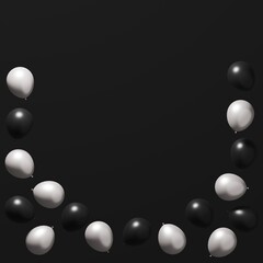 風船　フレーム