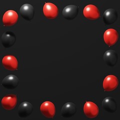 風船　フレーム