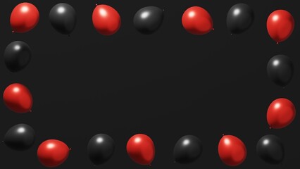 風船　フレーム