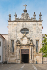 Fototapeta premium Aveiro Cathedral, also known as the Church of St. Dominic, is a national monument in Portugal. Bright summer day