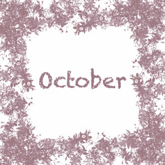 pink background with frame