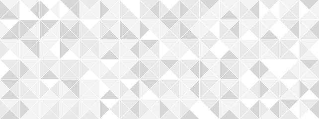 Minimalist empty triangular white silver universal background. Abstract elegant geometric seamless pattern for business, corporate, talks, and seminar presentation. Vector illustration