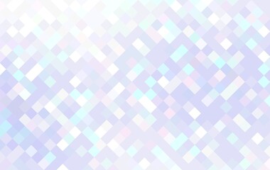 Brilliance glass mosaic empty background light blue shades. Crystal tiles half translucent abstract texture.