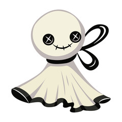 Halloween Doll Cartoon Illustration