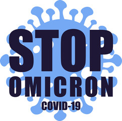 Stop covid-19 coronavirus sign. Stop covid-19 text with corona virus icon. 