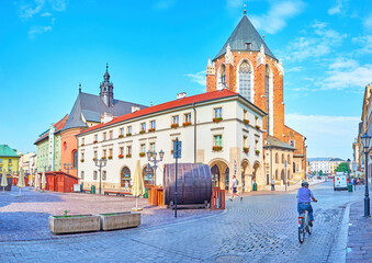 The cityscape of Krakow, on June 11 in Krakow, Poland © efesenko