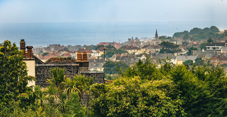 Fototapeta na wymiar Town panorama