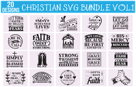 Christian SVG Bundle vol.1