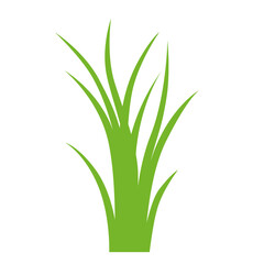 Wavy grass silhouette