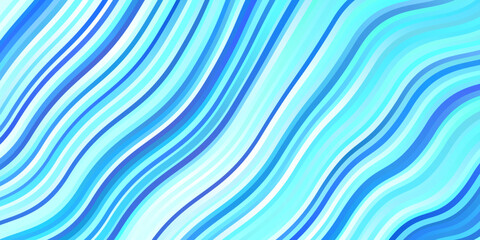 Obraz premium Light BLUE vector background with lines.