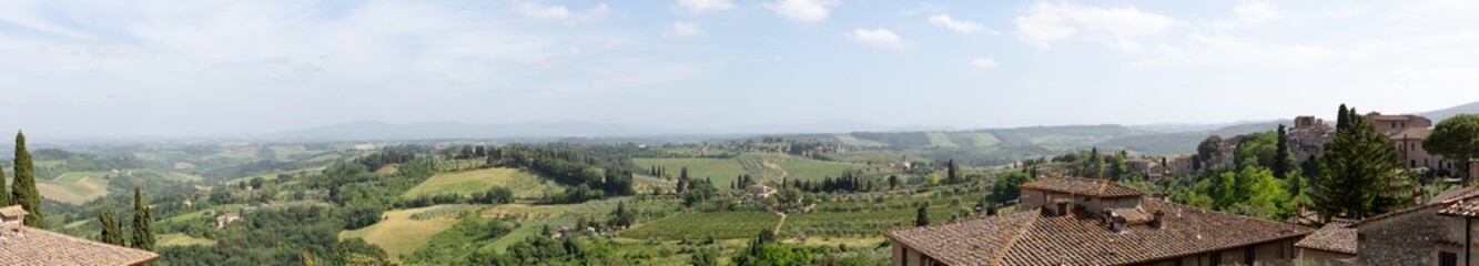 Fototapeta na wymiar Panoramic Toscany Italia