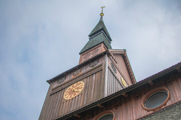 Fototapeta na wymiar Hahnenklee Stabkirche