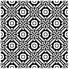 seamless pattern.Simple stylish abstract geometric background. Monochrome Picture. Black and white color. Design for decor, prints, textile or wrapping.Design element for prints. 