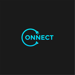 Connect Letter Wire Logo Design