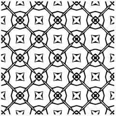 seamless pattern.Simple stylish abstract geometric background. Monochrome Picture. Black and white color. Design for decor, prints, textile or wrapping.Design element for prints. 