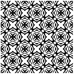 seamless pattern.Simple stylish abstract geometric background. Monochrome Picture. Black and white color. Design for decor, prints, textile or wrapping.Design element for prints. 