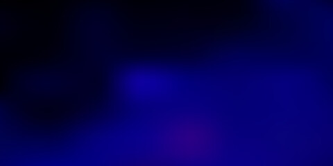 Obraz premium Dark blue vector blurred layout.