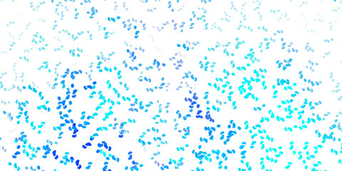 Light blue vector pattern with abstract shapes.