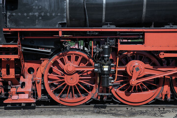 Fototapeta na wymiar steam trains at steamfestival, beekbergen, loenen, veluwe, gelderland netherlands, nostalgia, industrial heritage, historic, wheels, 