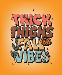 fall and autumn lettering, fall and autumn isolated hand drawn groovy typography vintage t-shirt design, vintage style t-shirt design, retro print design, groovy style motivational Quotes design.