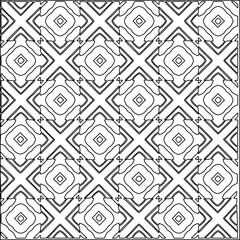 
 Vector pattern with symmetrical elements . Repeating geometric tiles from striped elements.