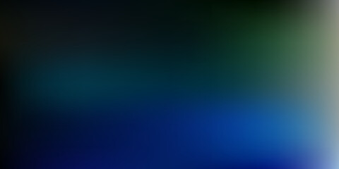 Dark blue, green vector blurred texture.
