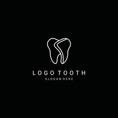 tooth logo icon design template premium vector