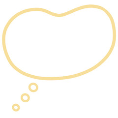 Cue Speech and Thought Bubble Doodle