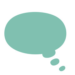 Cue Speech and Thought Bubble Doodle