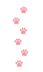 猫　足跡　シルエット