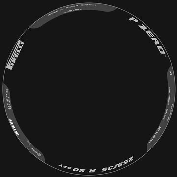 pirelli pzero difuse new colormap texture