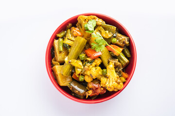 Labra - Indian Bengali Mixed Vegetable Dish made during Durga Puja, Lokhi puja and Saraswati Puja