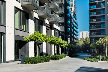 Modern urban residential area.