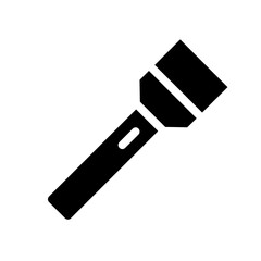 flashlight glyph icon