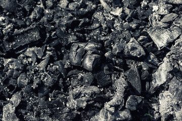 Coal is combustible black rock consisting mainly of carbonized plant matter found mainly in underground deposits and widely used as fuel.