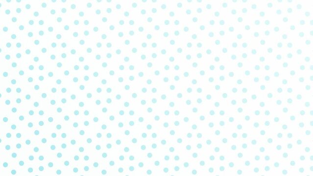 Seamless loop polka dots pattern background