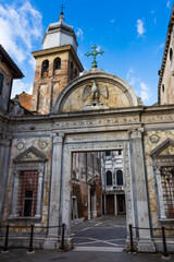 Fototapeta na wymiar Church of San Giovanni Evangelista, Venice, Italy