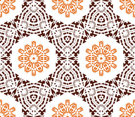 Geometric pattern. Seamless vector background. Ethnic graphic design.