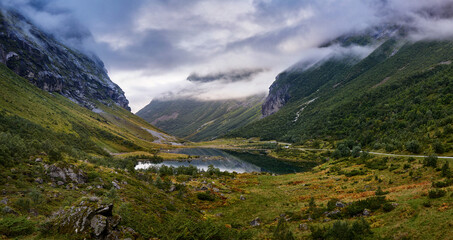 Fototapeta premium Stavbergsetra, Norangsdalen, Møre og Romsdal, Norway.