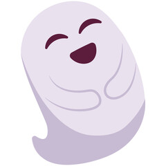 Laughing Ghost Illustration