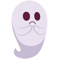 Sad Ghost Illustration