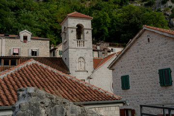 Fototapeta na wymiar Journey. Streets of the old city. Kotor. Montenegro.