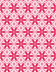 Obraz premium Geometric pattern. Seamless vector background. Ethnic graphic design.
