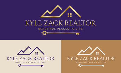 Building and Construction real estate logo design Vector template