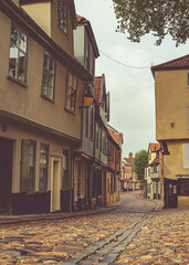 Cobbles street in Norwich