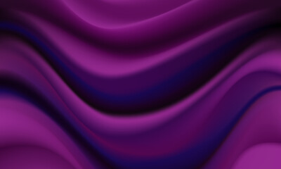 Abstract pink purple wave curves soft luxury background vector illustration.