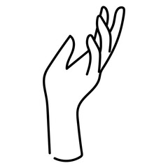 hand drawn doodle icon - hand